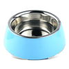 Basil Solid Color Melamine Bowl for Dogs and Cats (Blue) Rewards Both-Bowls & Feeders Basil