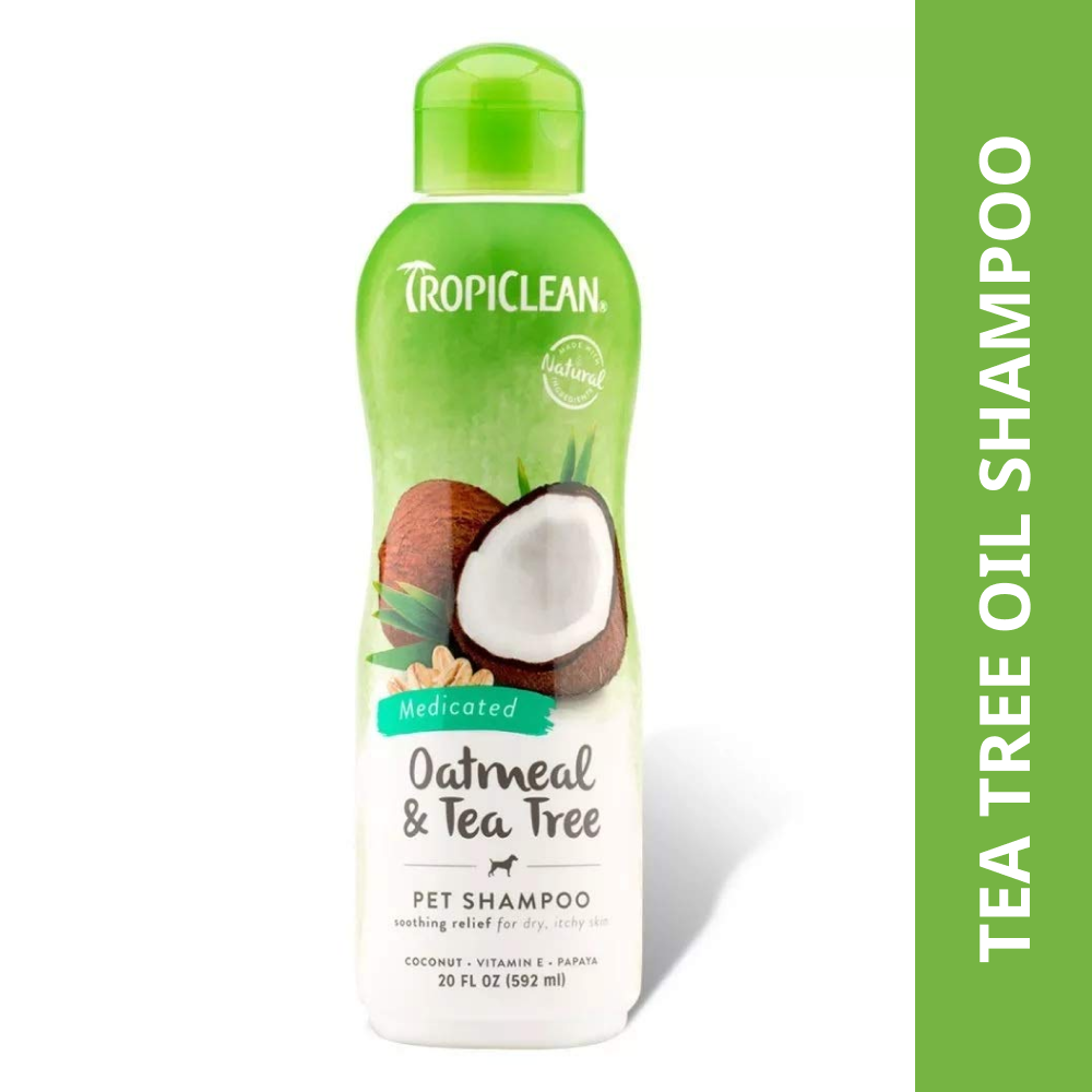 Tropiclean Medicated Oatmeal & Tea Tree Shampoo for Dogs