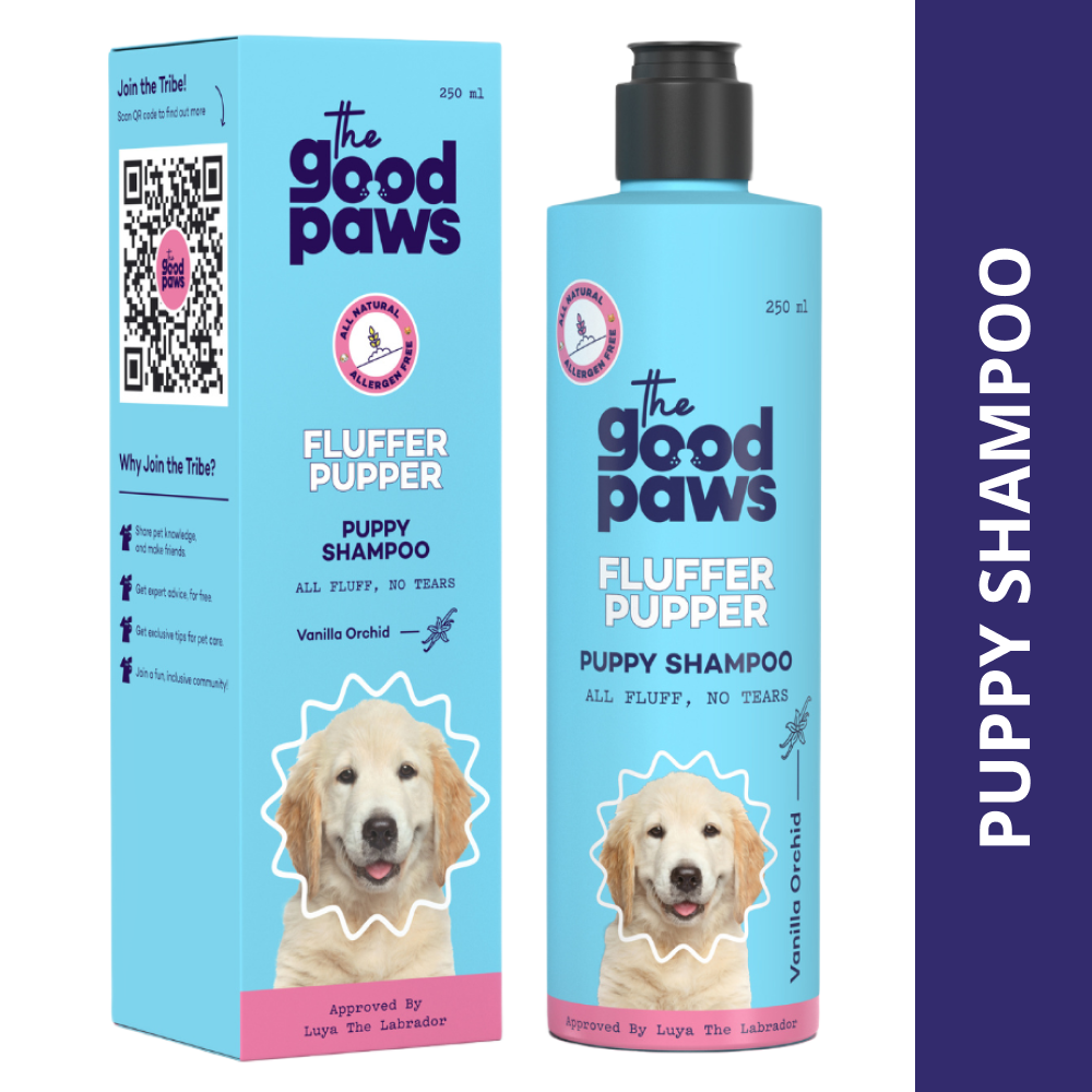 The Good Paws Fluffer Pupper Puppy Shampoo for Dogs Dogs-Grooming Supplies The Good Paws Dropship 250mL