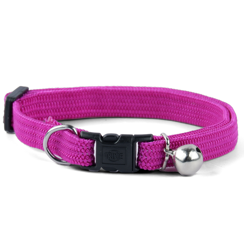 Trixie Elastic Collars with Bell for Cats (Purple)