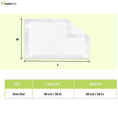 Purple Tails Training Pads for Dogs (90x60 cm)