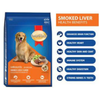 SmartHeart Smoked Liver Adult Dog Dry Food Dogs- Dry Food Smartheart