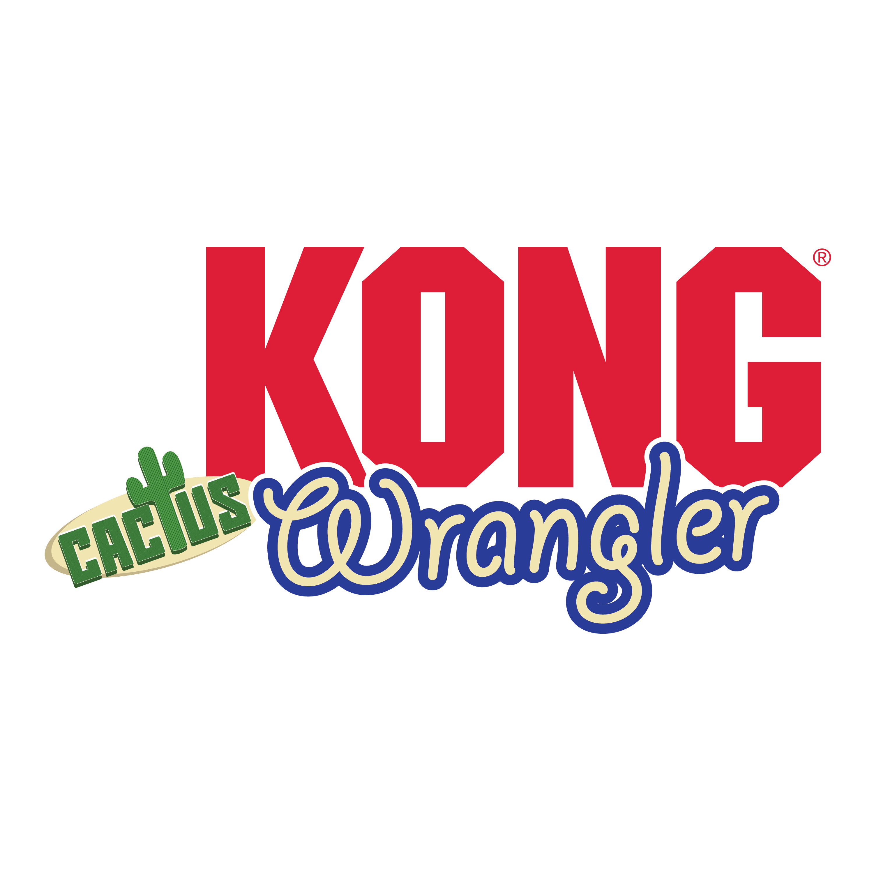 Kong Wrangler Cactus Toy for Cats (Green and Red) Cats-Toys Kong