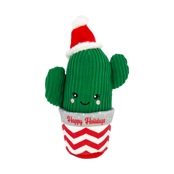 Kong Wrangler Cactus Toy for Cats (Green and Red)