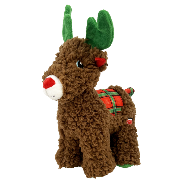 Kong Sherps Reindeer Toy for Dogs (Brown)