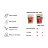 Nootie Happy Chew Dehydrated Strawberry Flavoured Chicken Jerky Dog Treat Dog Treats + Others Nootie