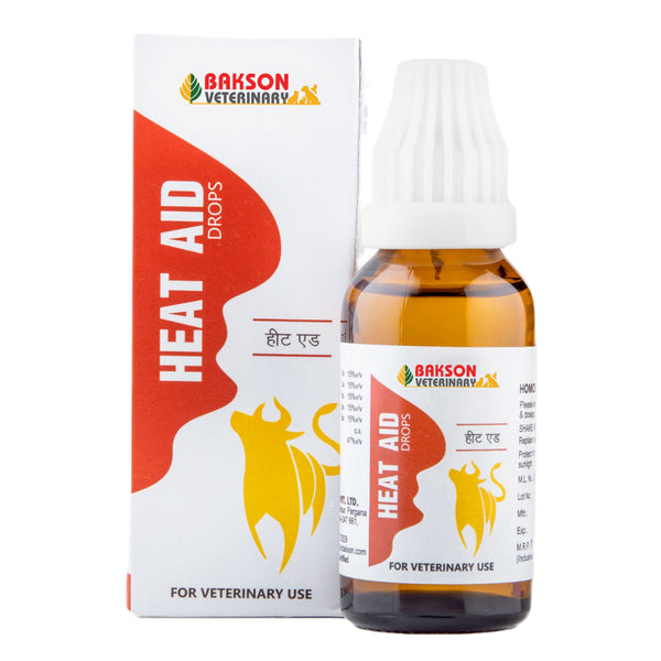 Bakson Heat Aid Drops for Dogs & Cats