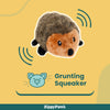 Zippy Paws Hedgehog Grunterz Plush Toy for Dogs Dogs-Toys Zippy Paws