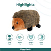 Zippy Paws Hedgehog Grunterz Plush Toy for Dogs Dogs-Toys Zippy Paws