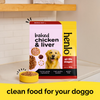 Henlo Baked Chicken Adult and Puppy Dog Dry Food | 100% Human Grade Ingredients Dogs- Dry Food Henlo Chicken & Liver - 800g