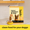 Henlo Baked Chicken & Rice Dog Dry Food | 100% human grade ingredients Dogs- Dry Food Henlo 800g