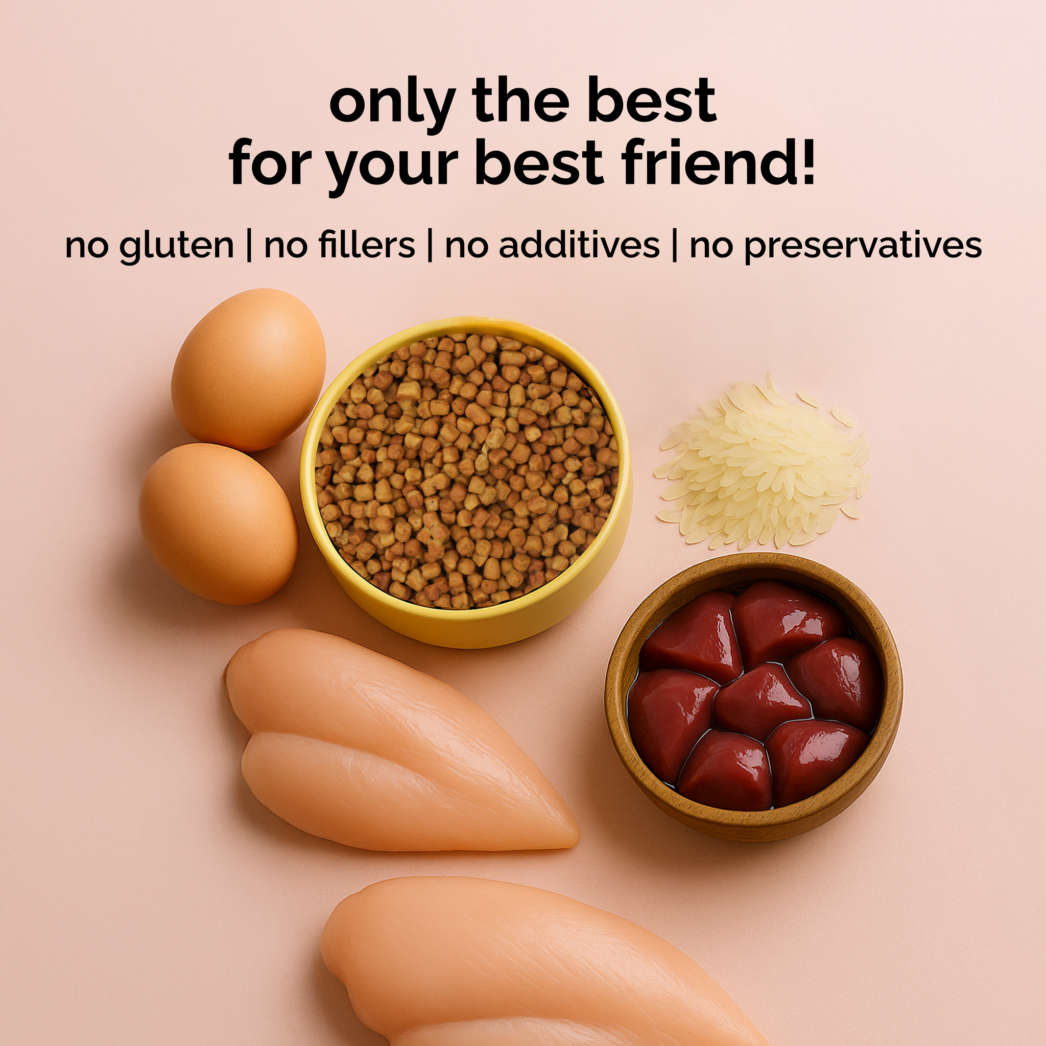 Henlo Baked Chicken & Liver and Chicken & Rice Dog Dry Food Combo Dogs- Dry Food Henlo