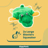 Zippy Paws Squeakie Pads Hippo & Aligator Plush Toy for Dogs Dogs-Toys Zippy Paws