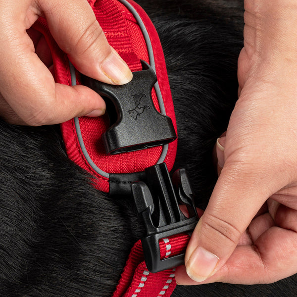 HUFT Xplorers Harness for Dogs (Red)