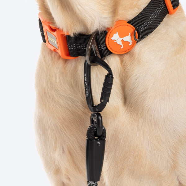 HUFT Xplorers Rope Leash for Dogs (Black)