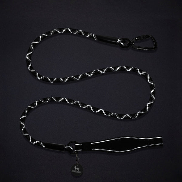 HUFT Xplorers Rope Leash for Dogs (Black)