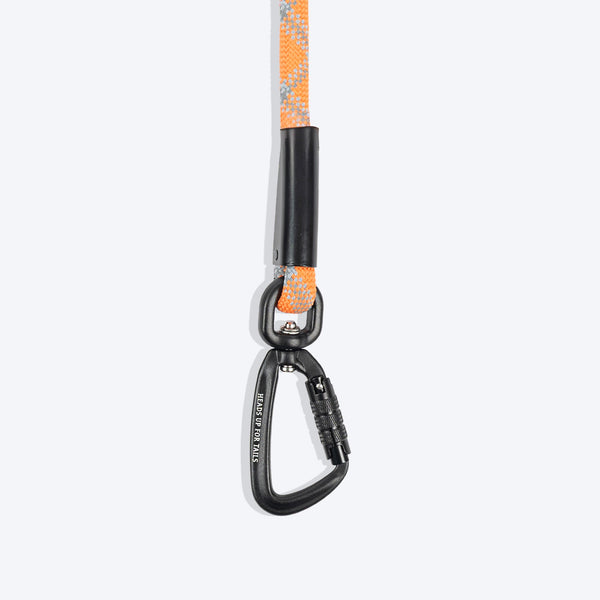 HUFT Xplorers Rope Leash for Dogs (Orange)