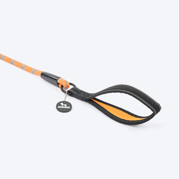 HUFT Xplorers Rope Leash for Dogs (Orange)