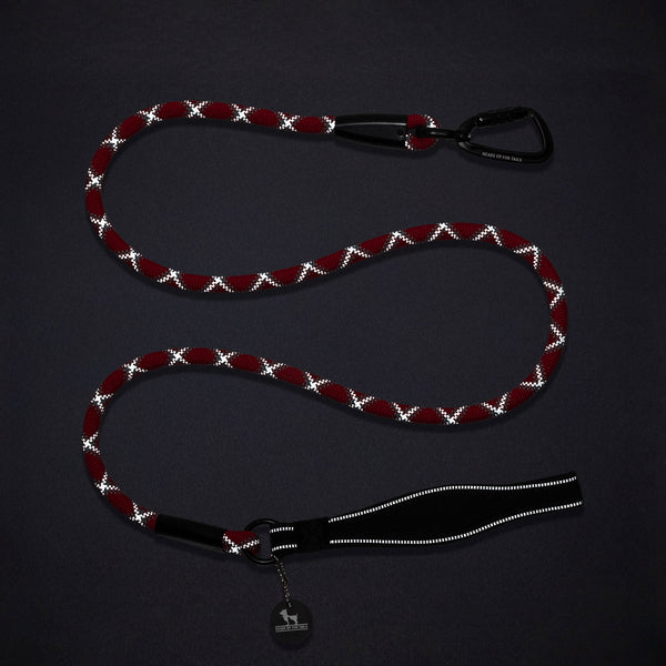 HUFT Xplorers Rope Leash for Dogs (Red)