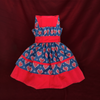 Dogobow Hearty Dress for Cats and Dogs (Blue/Red)