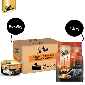Sheba Complete Nutrition Succulent Chicken Breast In Gravy Cat Wet Food