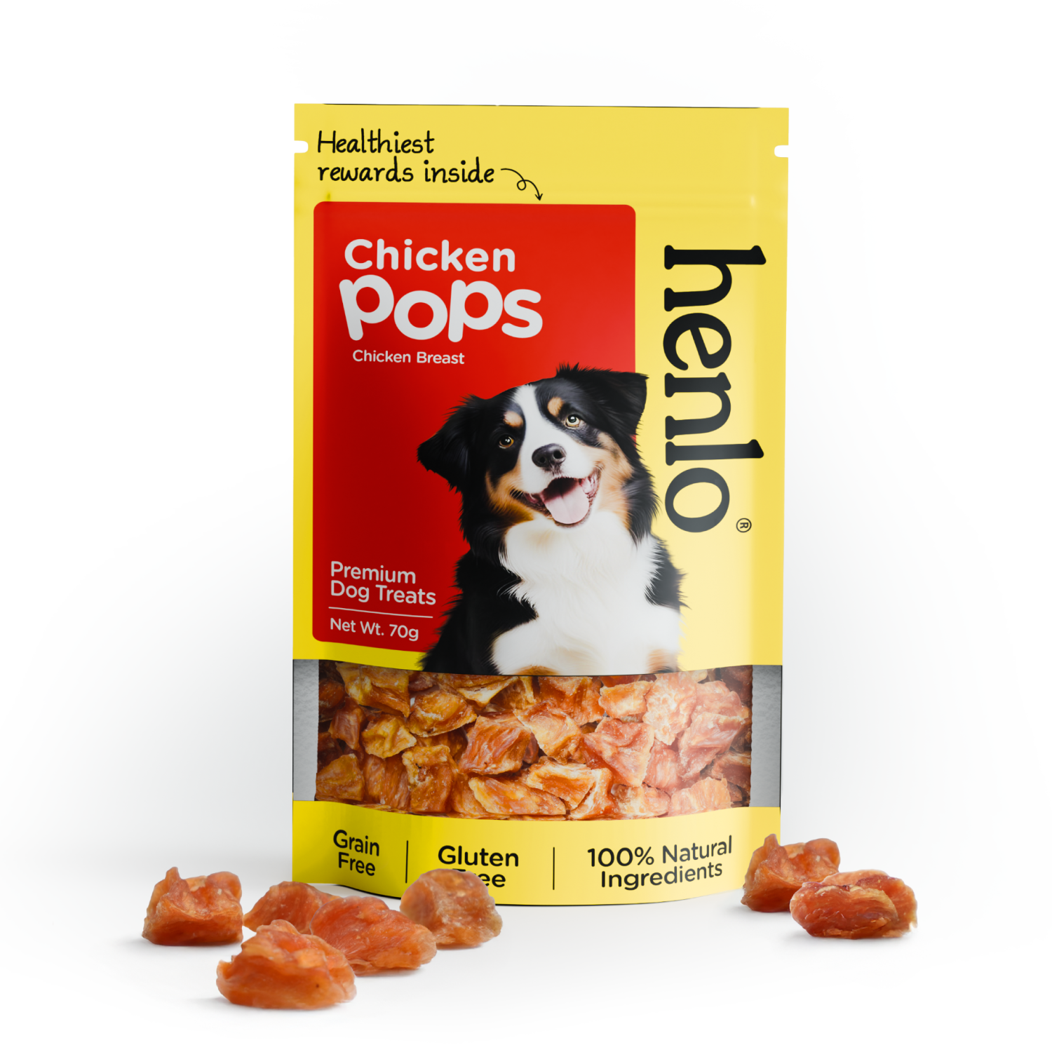 Henlo Chicken Pops Dog Treats I Guilt Free I High Protein