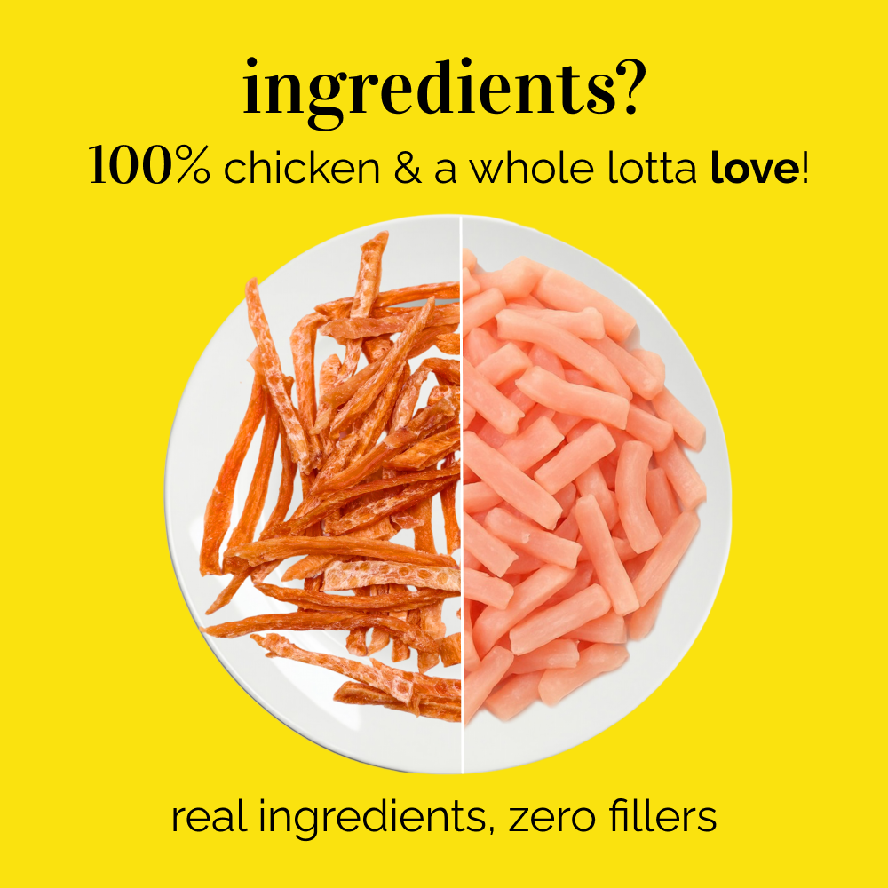 Henlo Chicken Strips Dog Treats I Guilt Free I High Protein Dog Treats + Others Henlo