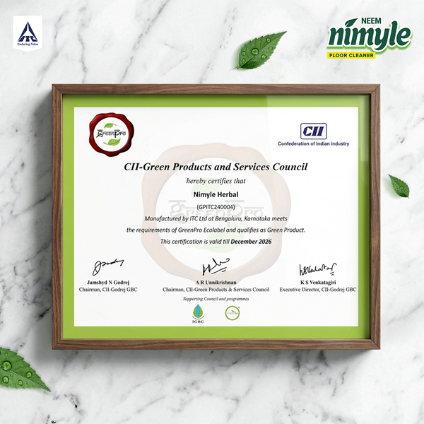 Nimyle Neem Herbal Based 99.9% Anti Bacterial Liquid Floor/Surface Cleaner for Kids & Pets