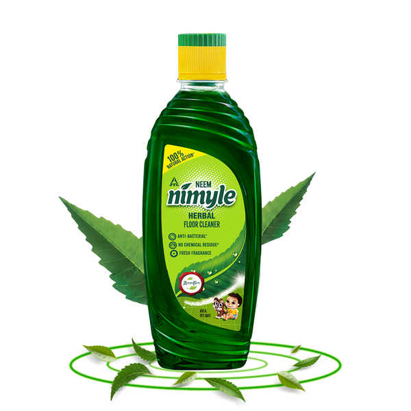 Nimyle Neem Herbal Based 99.9% Anti Bacterial Liquid Floor/Surface Cleaner for Kids & Pets