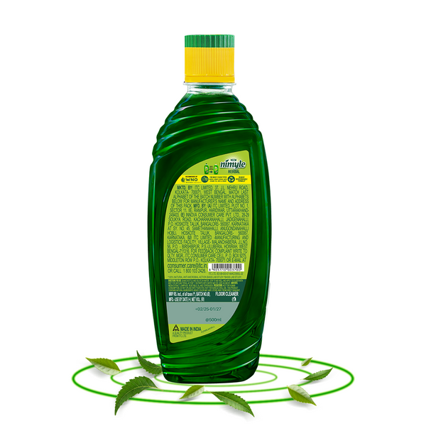 Nimyle Neem Herbal Based 99.9% Anti Bacterial Liquid Floor/Surface Cleaner for Kids & Pets