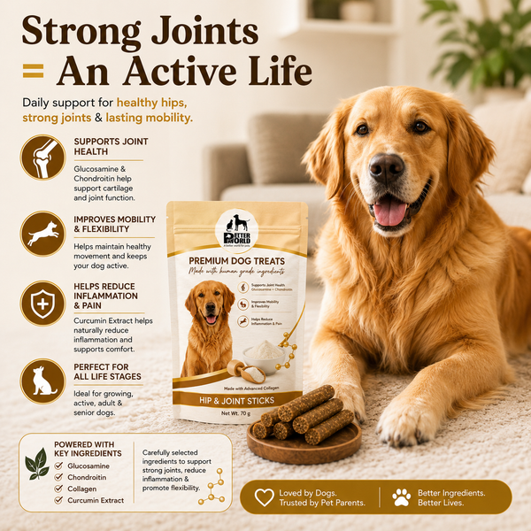 Petter World Hip & Joint Sticks with Glucosamine & Collagen Dog Treats
