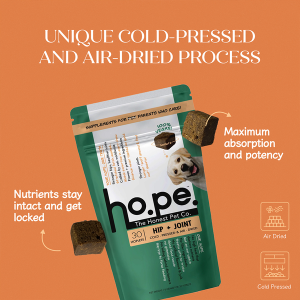 Hope Vegan Hip and Joint Health Supplement for Dogs