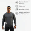 Dog Parent Sweatshirt For Men and Women (Dark Grey) Pet Parent-Clothing & Accessories Skatrs