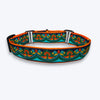 Aramesh Fire and Ice Martingale Collar for Dogs (Orange and Green) Dogs-Collar, Leashes, harnesses Aramesh Dropship