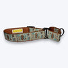 Aramesh Sultan Paws Martingale Collar for Dogs (Brown and Cream) Dogs-Collar, Leashes, harnesses Aramesh Dropship