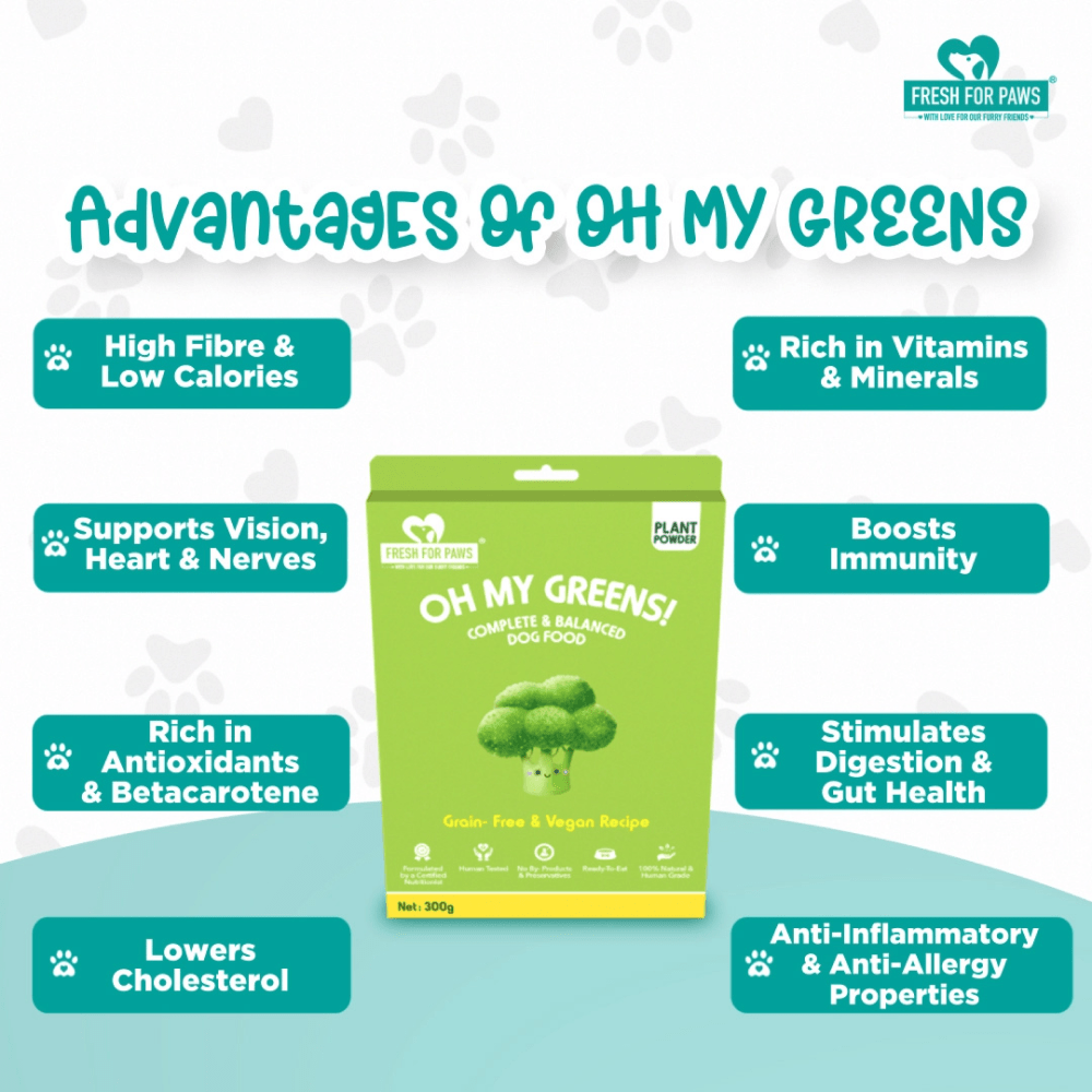 Fresh For Paws Oh My Greens Dog Wet Food (300g)