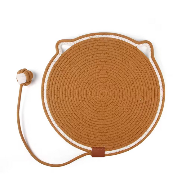 Talking Dog Club Rope Scratcher Mat for Cats