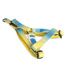 Basil Padded Adjustable Harness for Dogs (Blue/Yellow) Dogs-Collar, Leashes, harnesses Basil