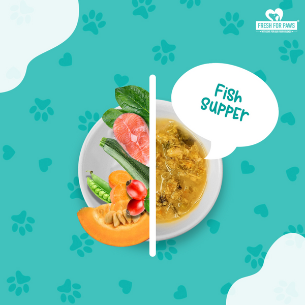Fresh For Paws Fish Supper Dog Wet Food (300g)