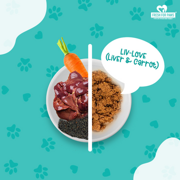 Fresh For Paws Chicken Liver & Carrot Liv Love Supplement for Dogs