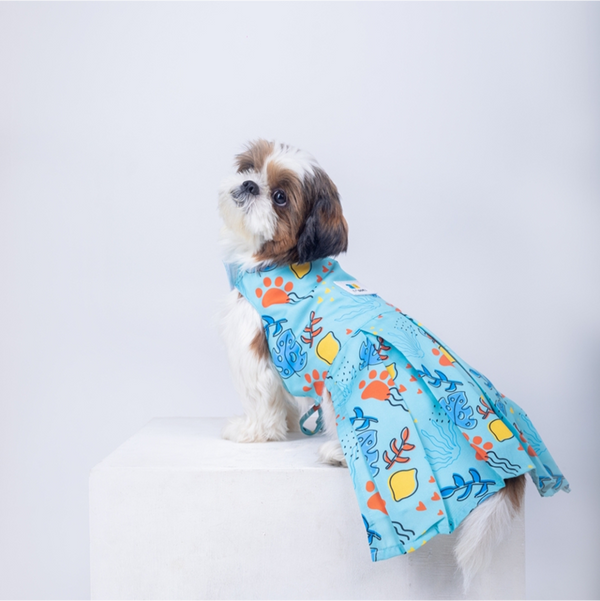 15 Furries Monstera Tropical Dress for Dogs
