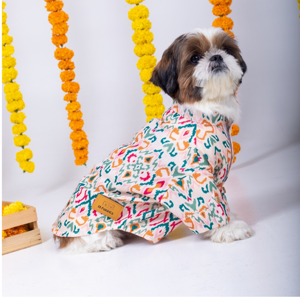 15 Furries Rangeela Kurta for Dogs Dogs-Clothing & Accessories 15 Furries Dropship XS