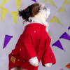 15 Furries Mirrorwork Kurta for Dogs (Electric Red) Dogs-Clothing & Accessories 15 Furries Dropship