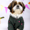 15 Furries Mirrorwork Kurta for Dogs (Hunter Green) Dogs-Clothing & Accessories 15 Furries Dropship