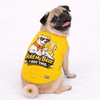 15 Furries Hold My Beer Sleeveless Cotton T shirt for Dogs (Yellow) Dogs-Clothing & Accessories 15 Furries Dropship