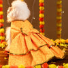 15 Furries Kesariya Lehenga for Dogs (Yellow) Dogs-Clothing & Accessories 15 Furries Dropship