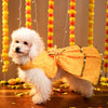 15 Furries Kesariya Lehenga for Dogs (Yellow) Dogs-Clothing & Accessories 15 Furries Dropship