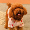 15 Furries Linen Heart Embroidered Kurta for Dogs (Baby Pink) Dogs-Clothing & Accessories 15 Furries Dropship