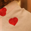 15 Furries Linen Heart Embroidered Kurta for Dogs (Baby Pink) Dogs-Clothing & Accessories 15 Furries Dropship