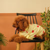15 Furries Linen Heart Embroidered Kurta for Dogs (Lemon Yellow) Dogs-Clothing & Accessories 15 Furries Dropship